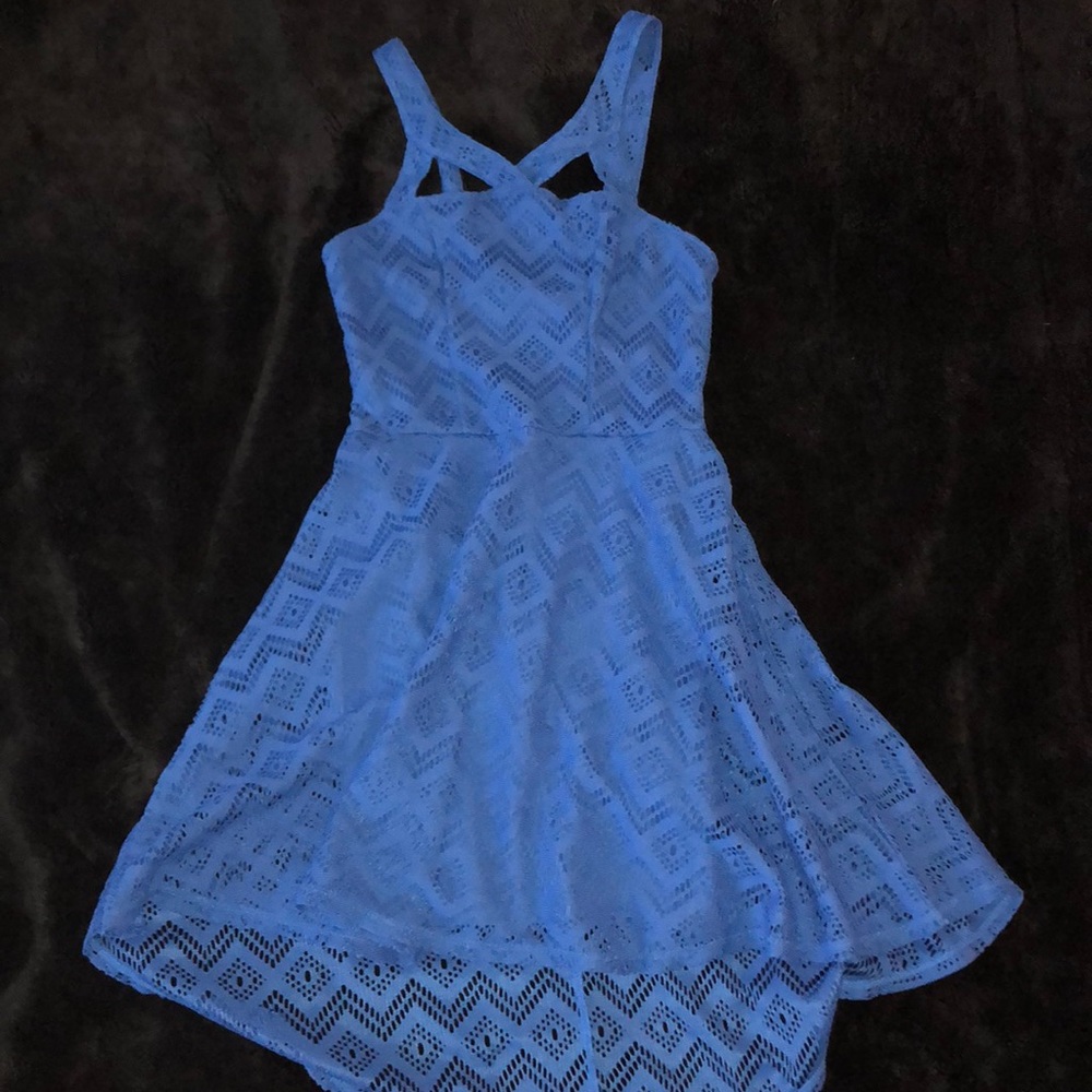 Blue cocktail dress